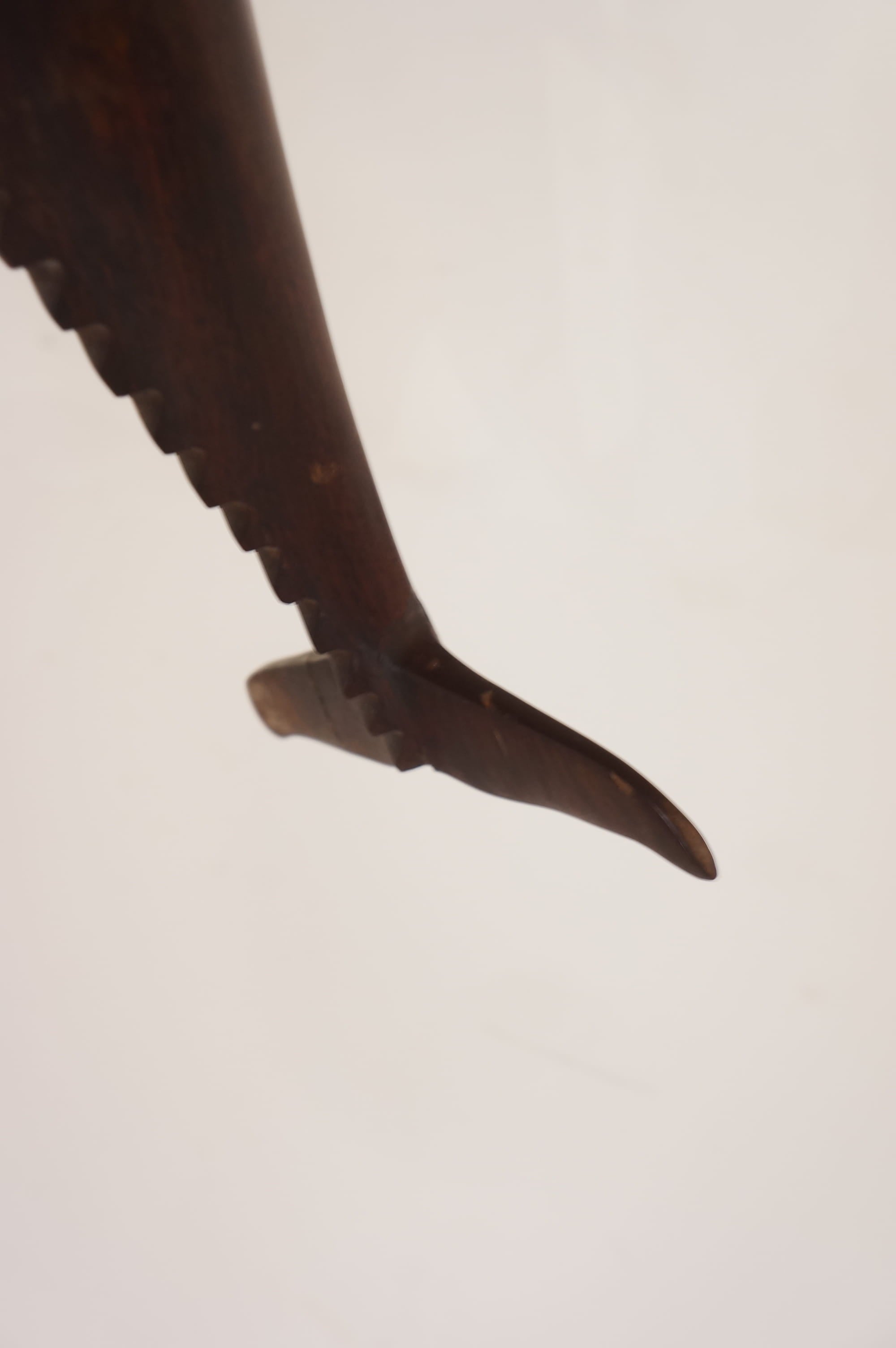 Vintage Wooden Whale Object