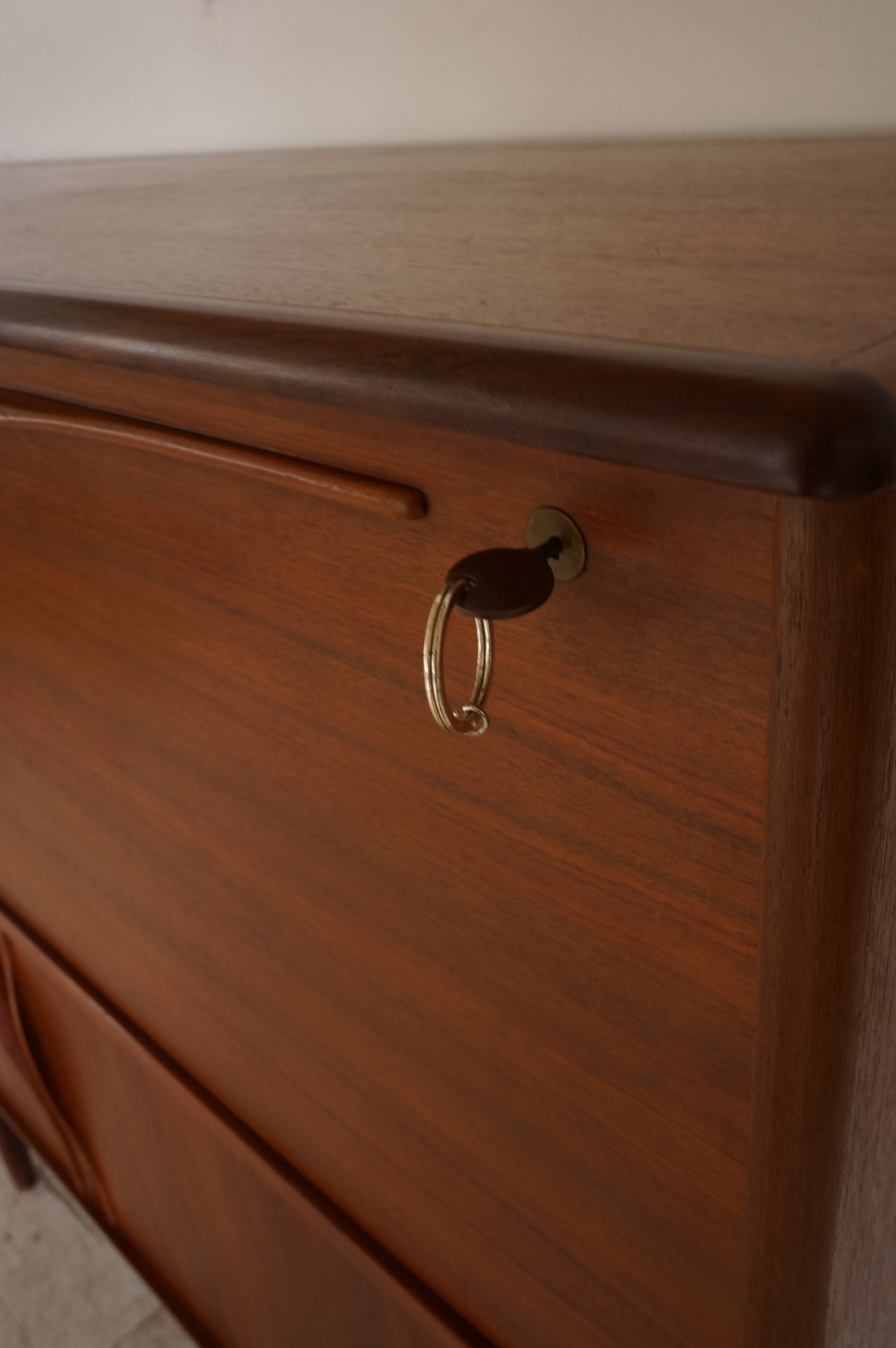 Vintage French Teak Sideboard