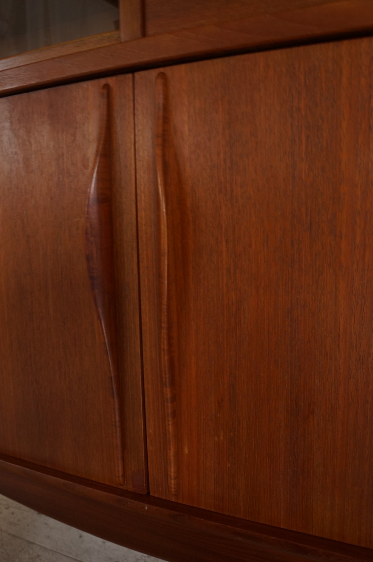 Vintage French Teak Sideboard