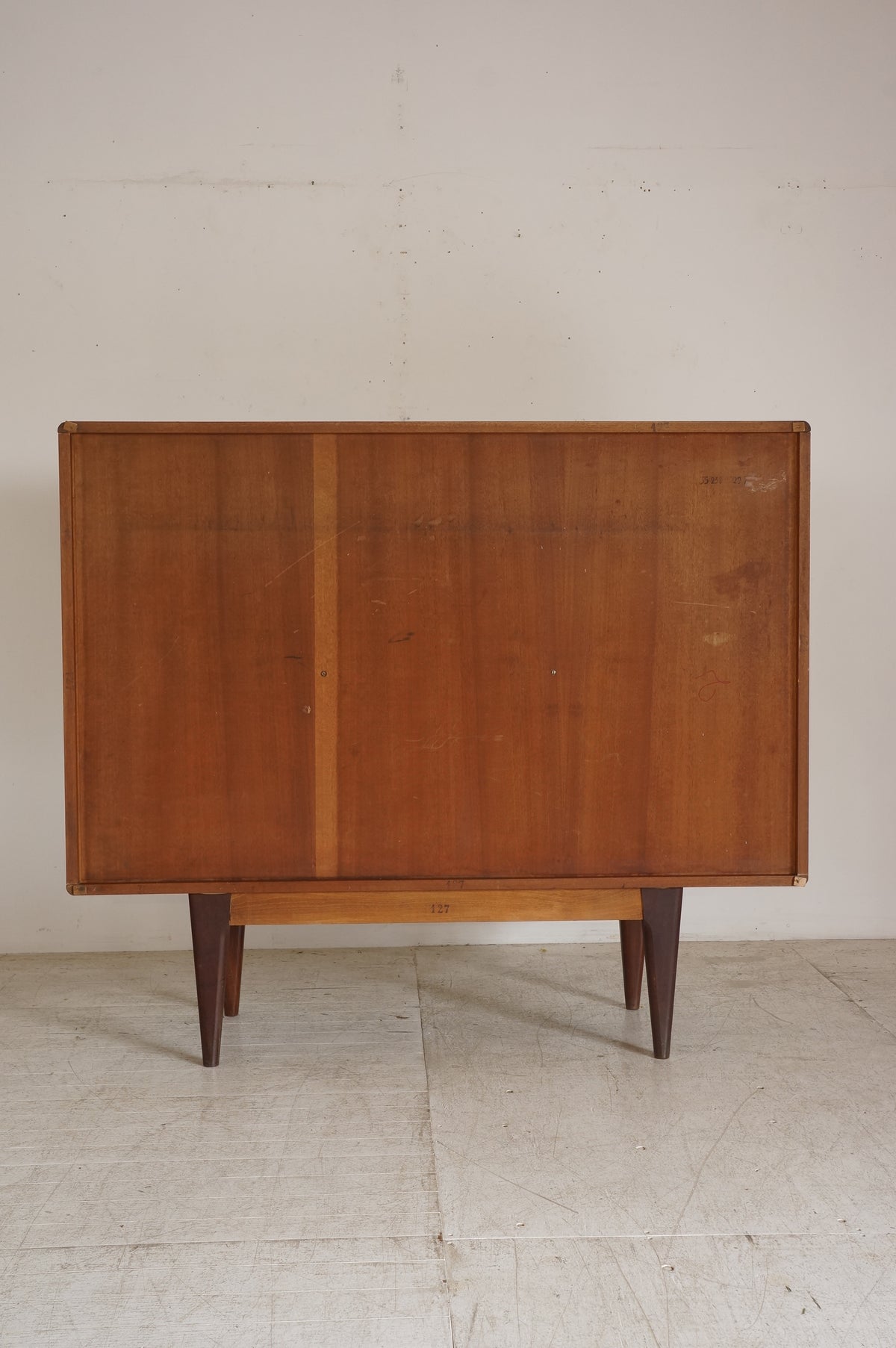 Vintage French Teak Sideboard