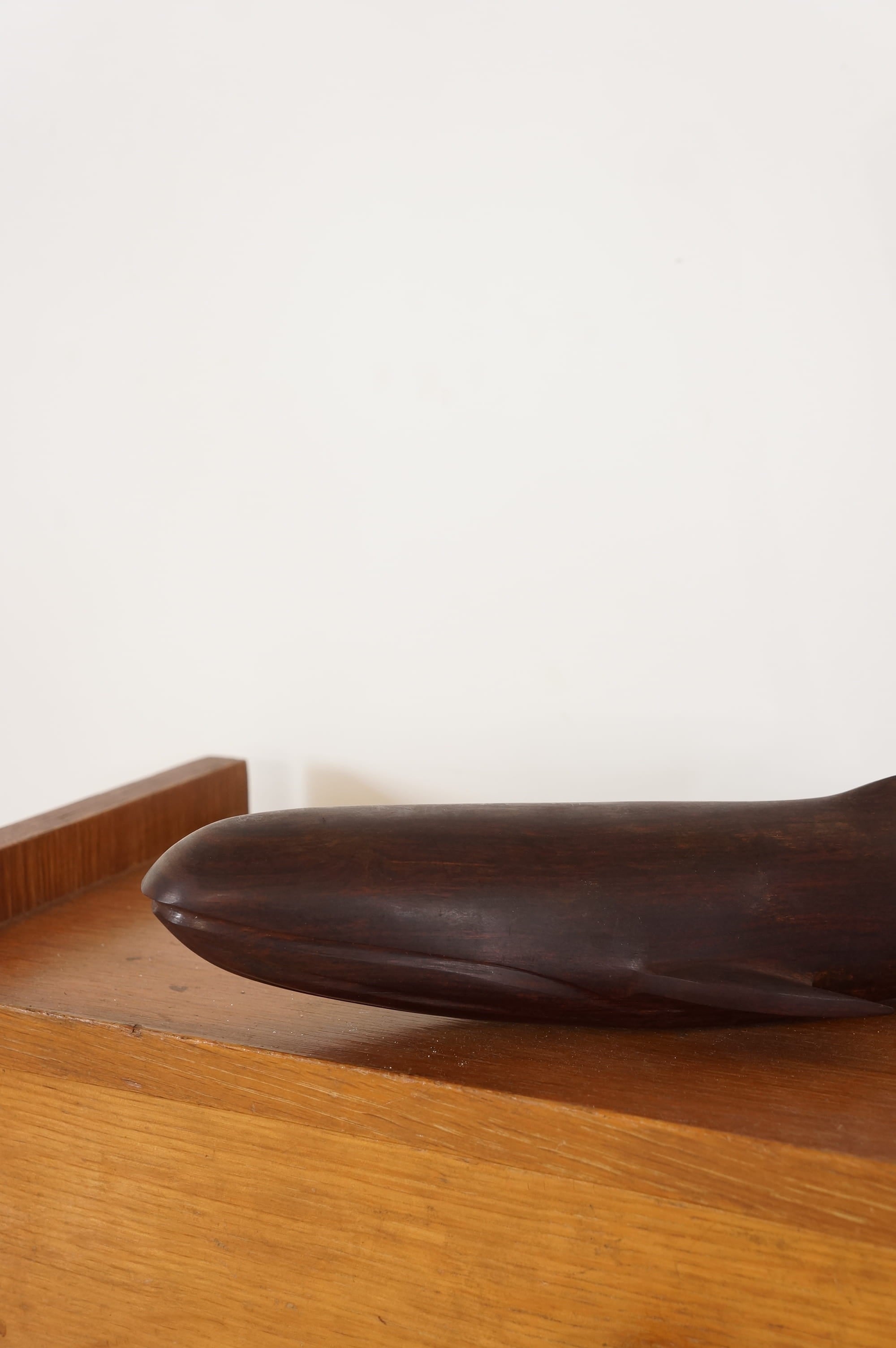 Vintage Wooden Whale Object