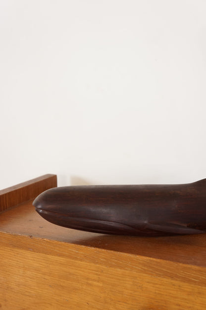 Vintage Wooden Whale Object