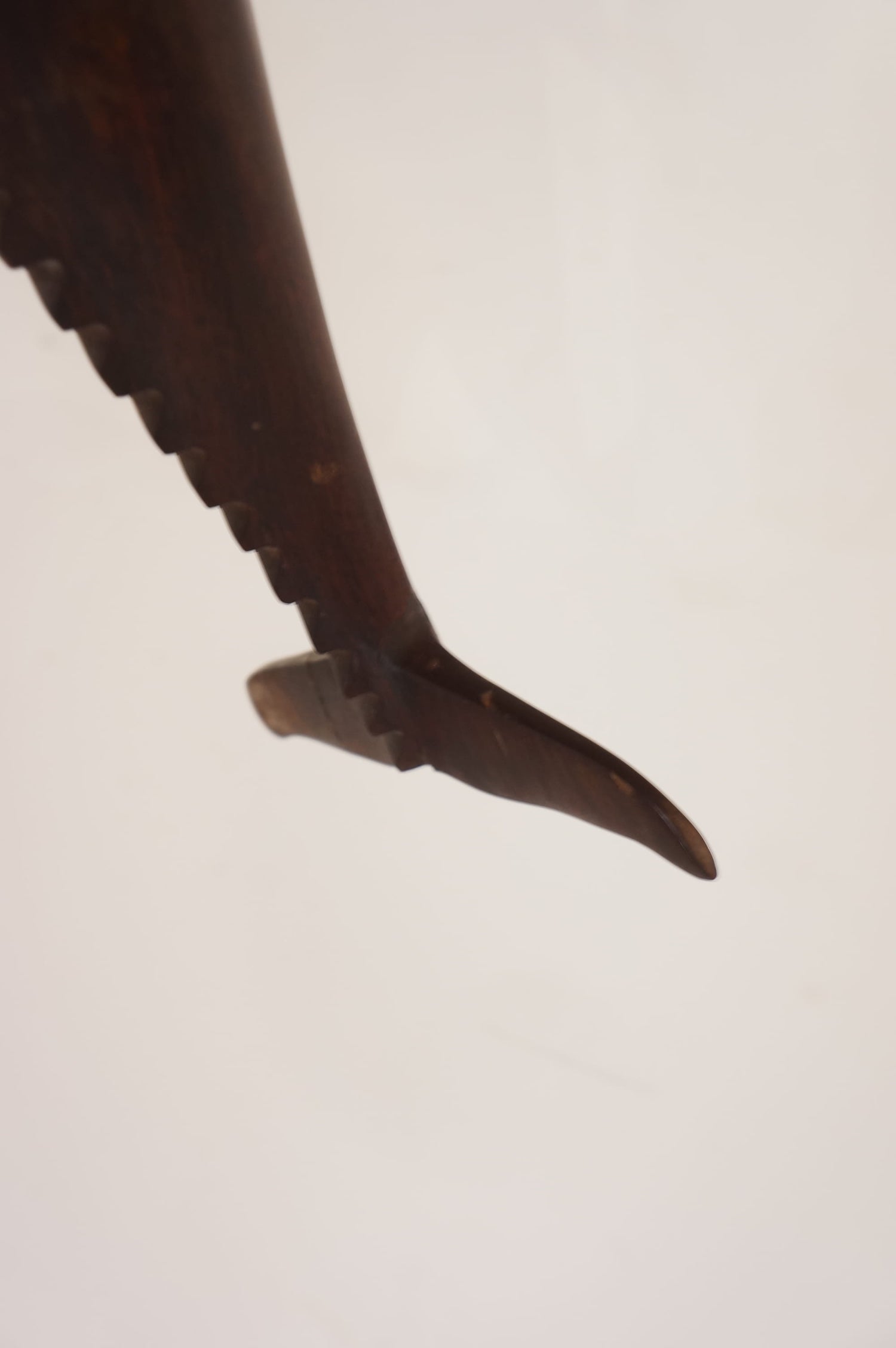 Vintage Wooden Whale Object