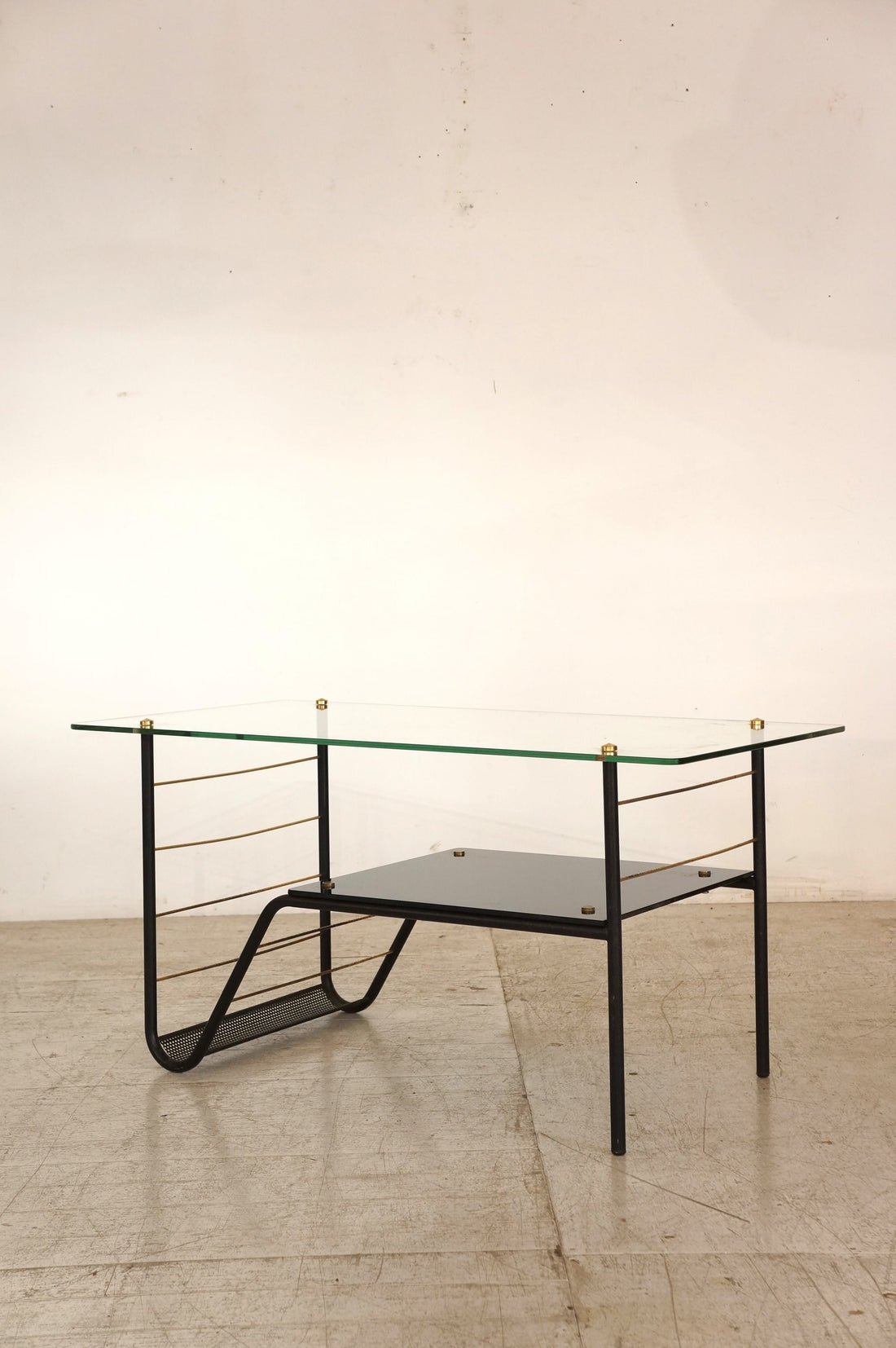 Coffee Table with Magazine Rack /  Pierre Guariche