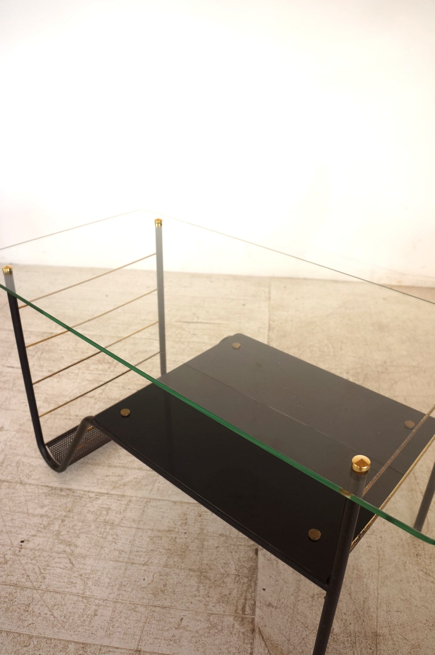 Coffee Table with Magazine Rack /  Pierre Guariche
