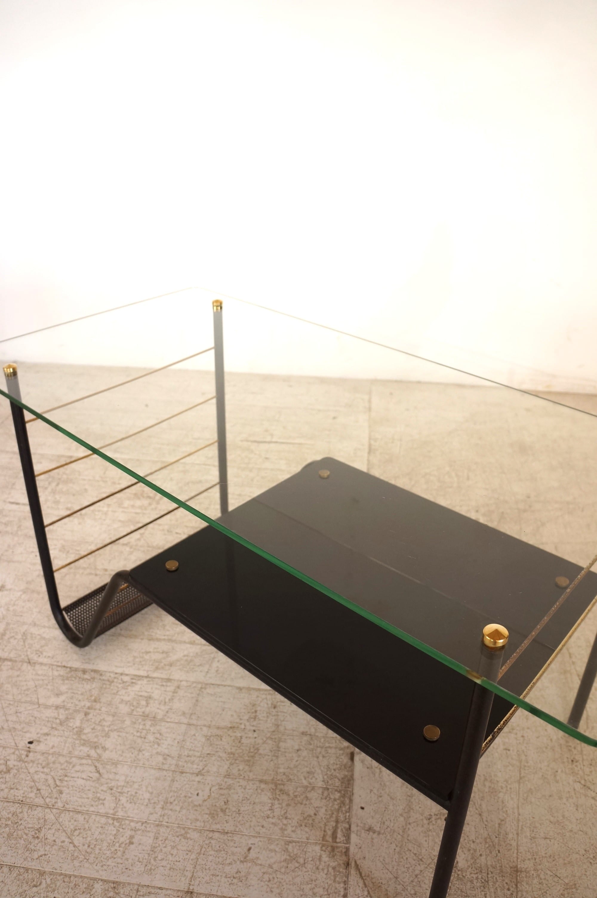 Coffee Table with Magazine Rack /  Pierre Guariche