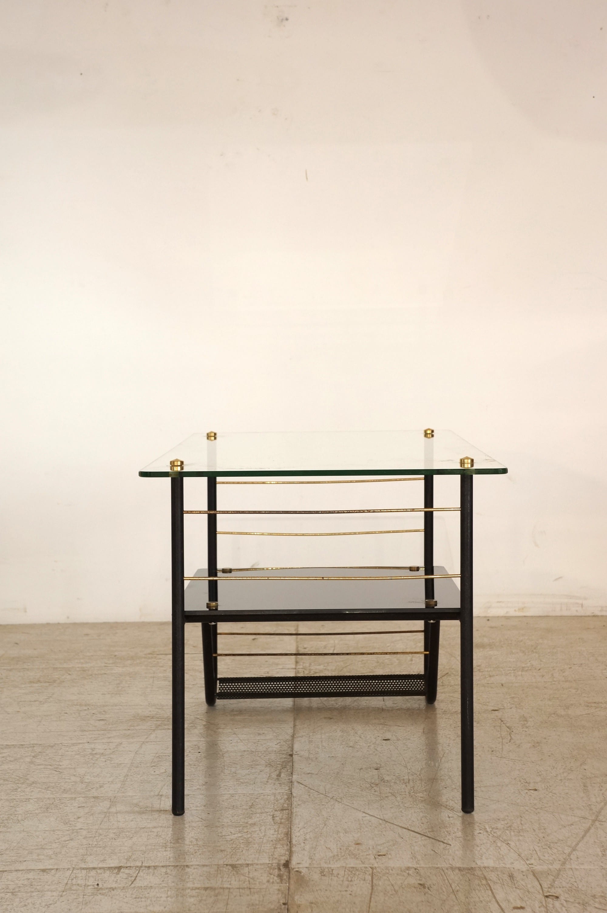 Coffee Table with Magazine Rack /  Pierre Guariche
