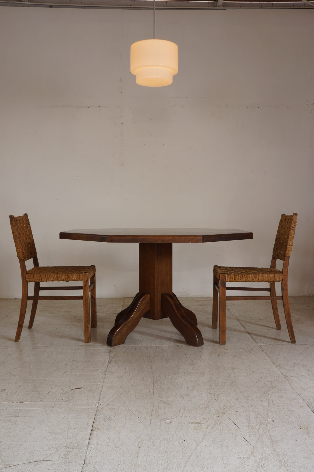 Vintage Octagonal Dining Table