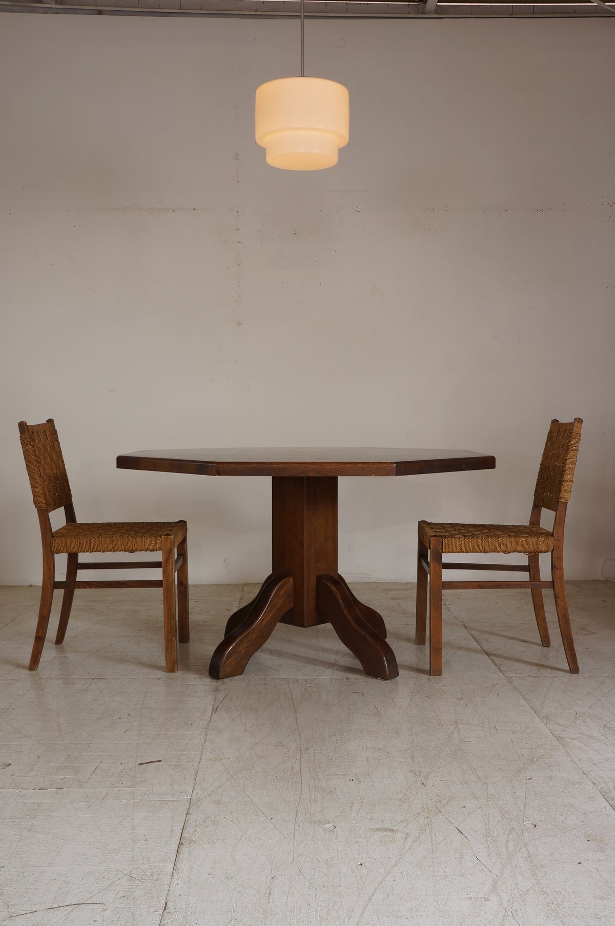 Vintage Octagonal Dining Table