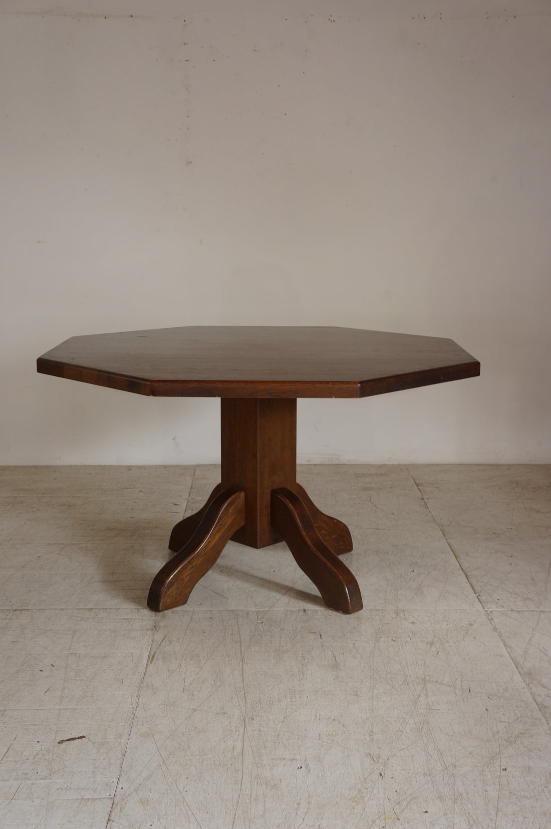 Vintage Octagonal Dining Table