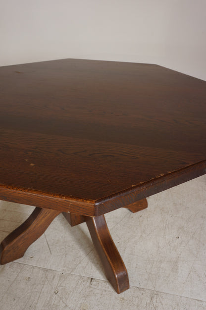 Vintage Octagonal Dining Table