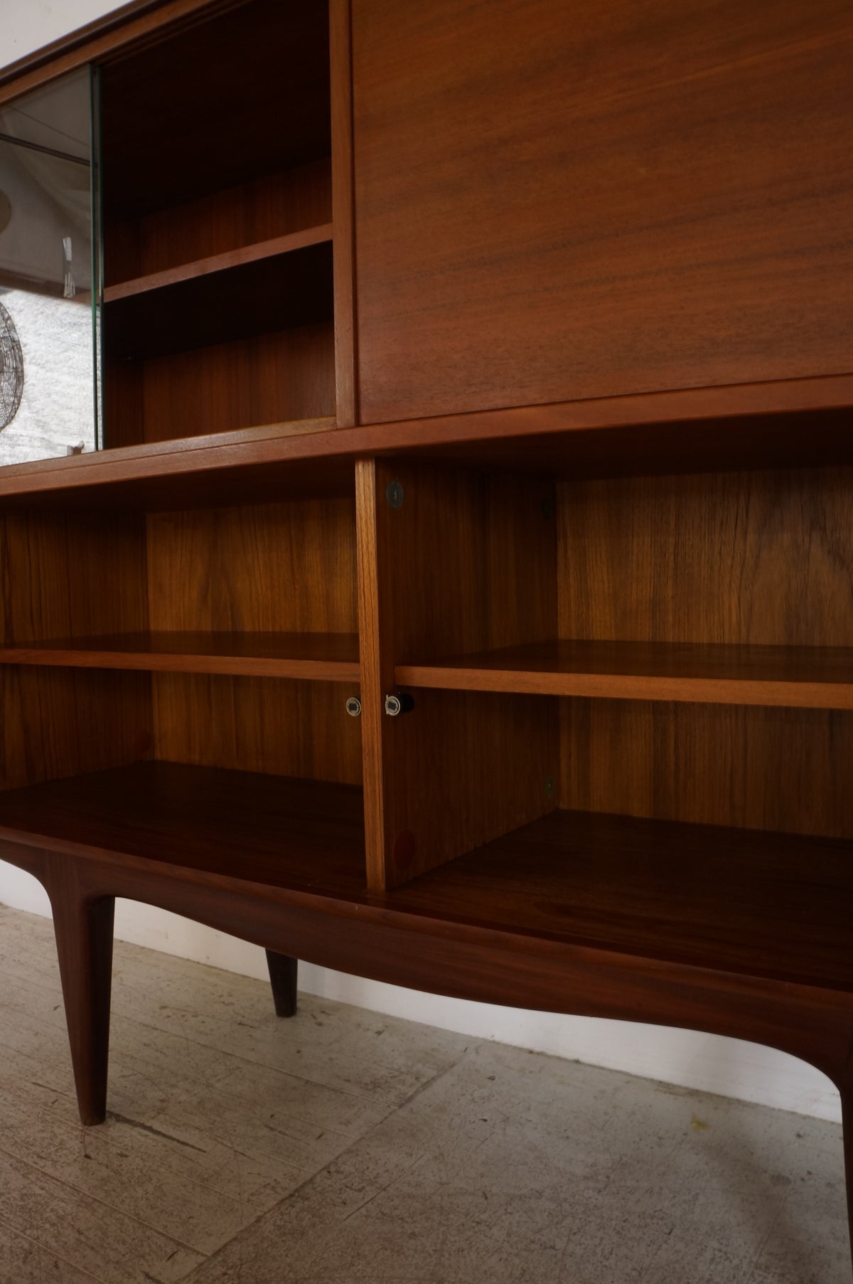 Vintage French Teak Sideboard