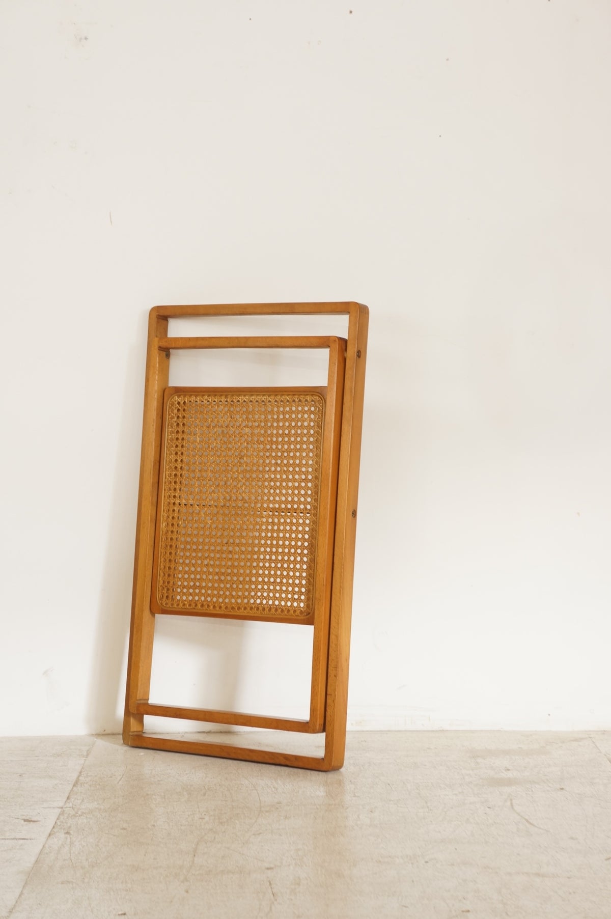 Vintage  Rattan Folding Chair