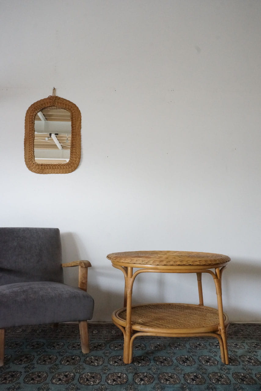 Rattan Round Table