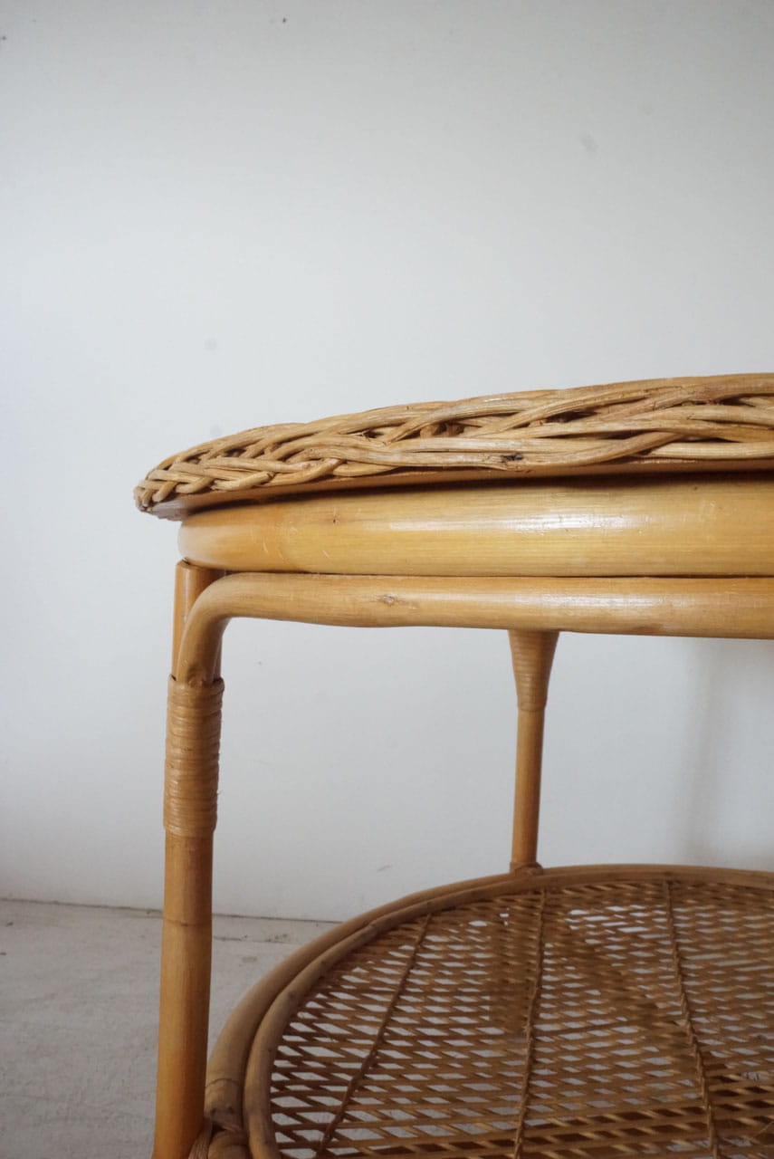 Rattan Round Table