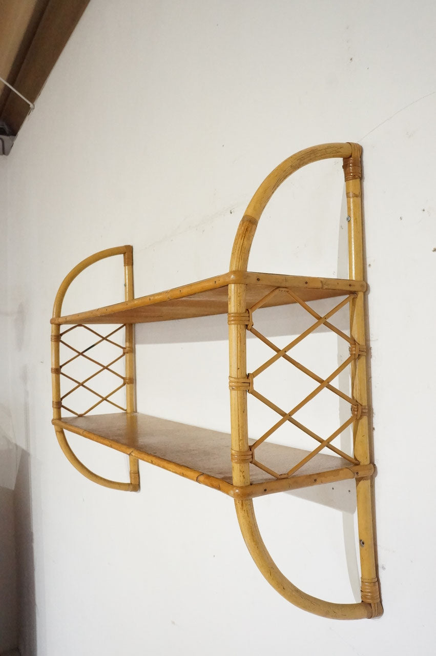 Bamboo Wall Shelf
